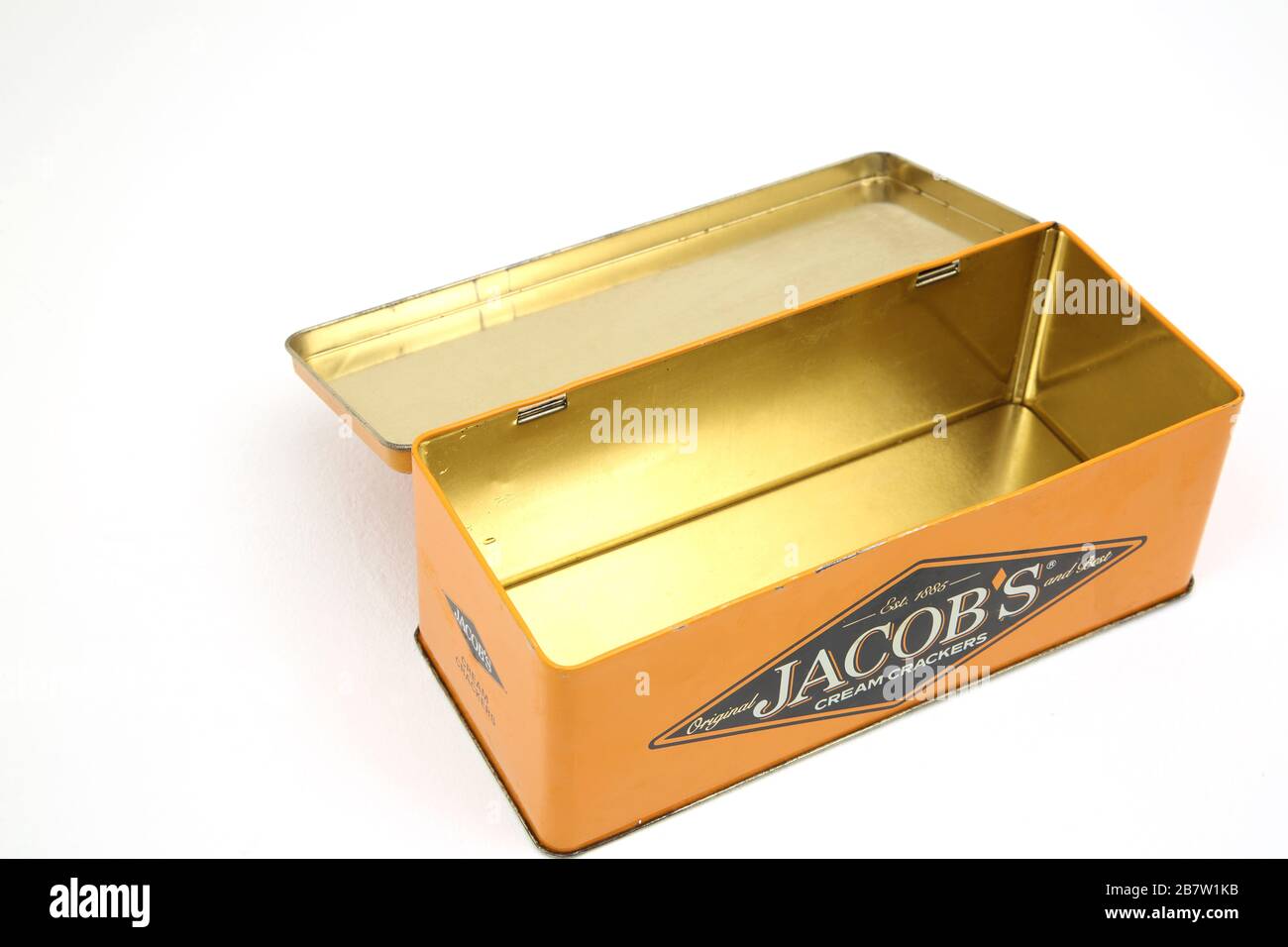 Jacob's Cream Crackers Tin Stock Photo Alamy