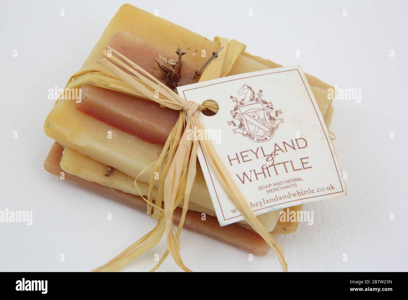 Heyland and Whittle Soap and Herbalist Merchant - Handmade Soap Stock Photo