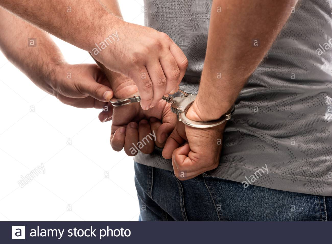 Being Handcuffed Stock Photos & Being Handcuffed Stock Images Alamy