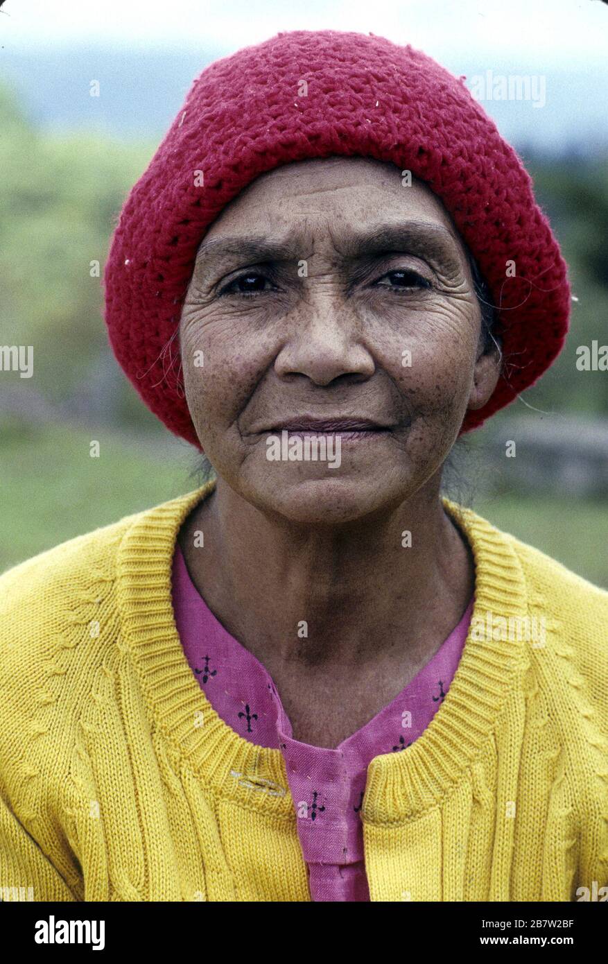 El Paraiso, Honduras Portrait of Honduran woman. ©Bob Daemmrich Stock