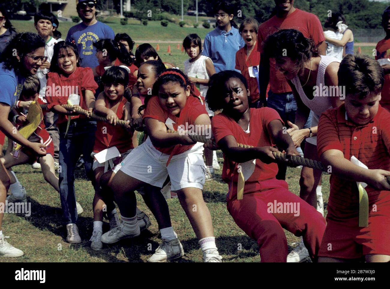 Austin, Texas USA Fourth graders at Becker Elementary School