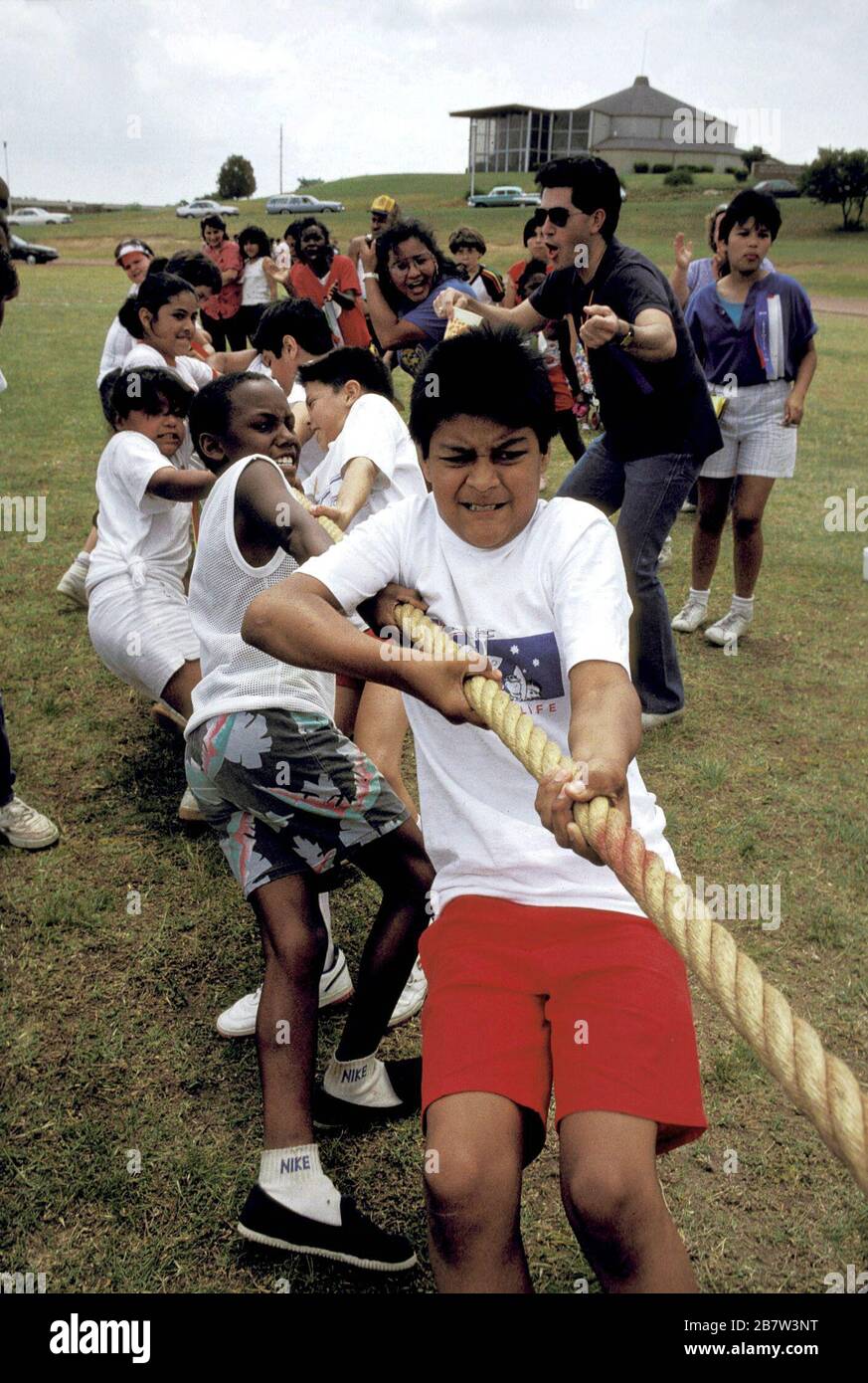 Austin, Texas USA Fourth graders at Becker Elementary School