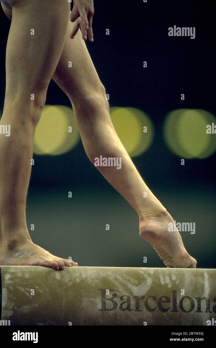 Women's Gymnastic Finals Olympic Summer Games. Barcelona, Spain ©Bob