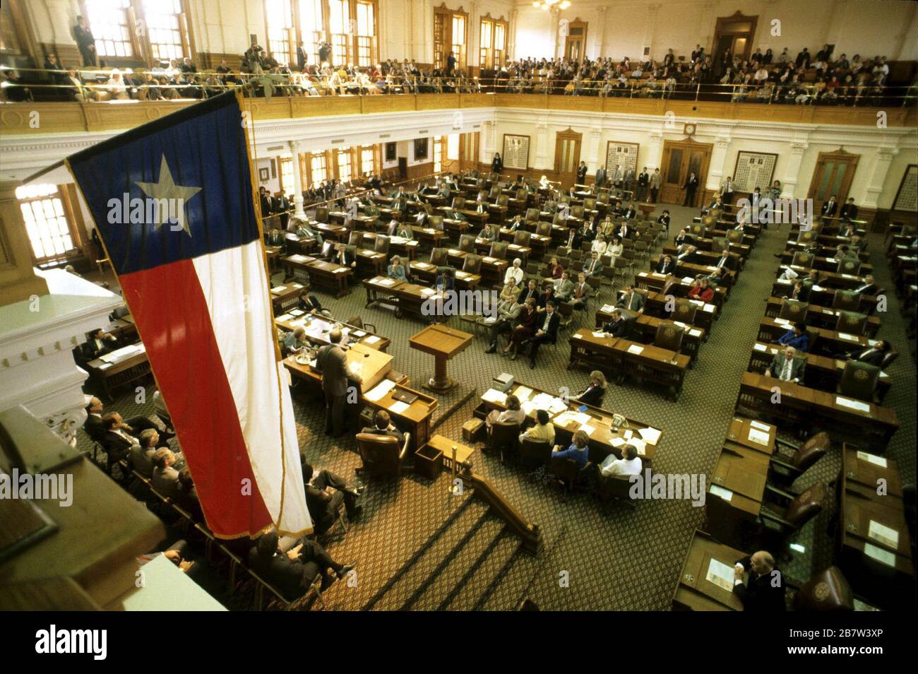 Austin, Texas USA, January 1987 Texas House of Representatives during