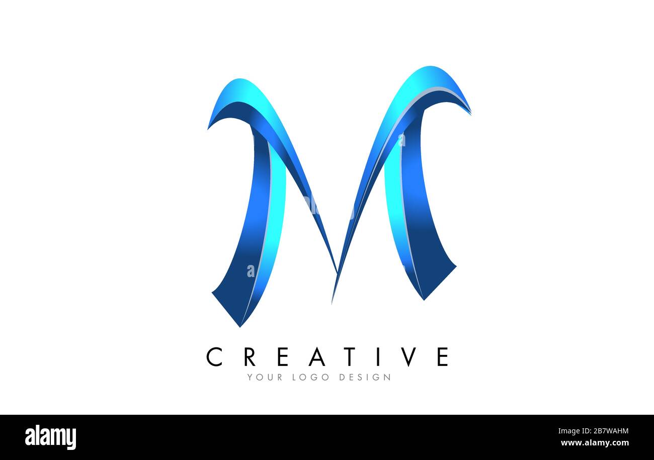 stylish and creative Letter M initial logo design with moon eclipse icon  vector template Stock Vector Image & Art - Alamy