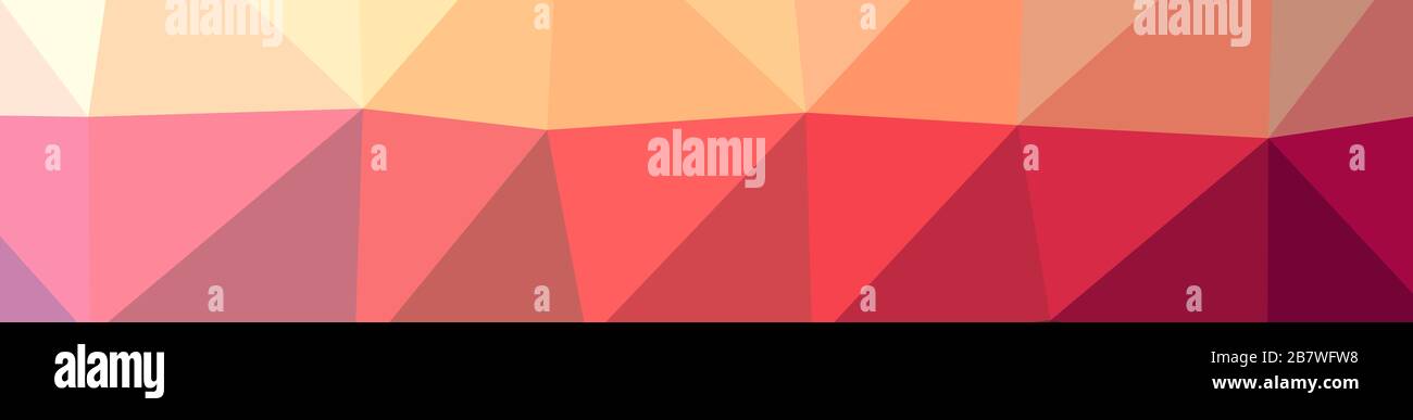 Illustration of abstract Red, Yellow banner low poly background ...