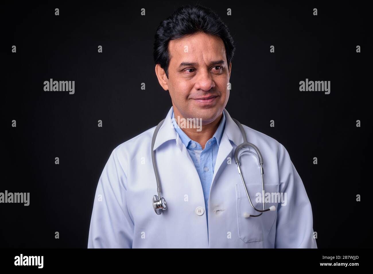 Indian male doctor stethoscope hi-res stock photography and images - Alamy