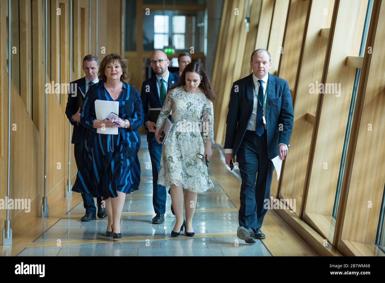 Edinburgh, UK. 18th Mar, 2020. Pictured: Kate Forbes MSP - Cabinet Minister of Finance. Ministerial Statement: Economy - COVID-19 Credit: Colin Fisher/Alamy Live News Stock Photo