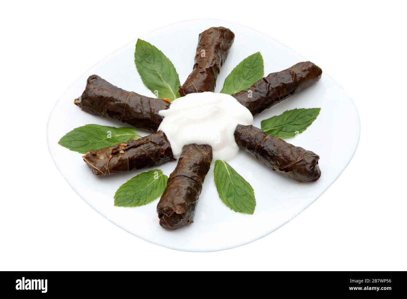 Stuffed Grape Leaves( dolmades) turkish cuisine Stock Photo Alamy