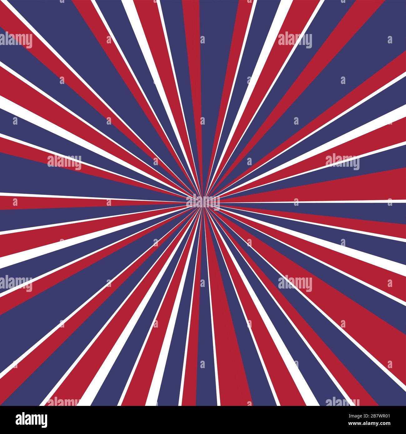 Rays background. Usa colors with grunge - Vector Stock Vector