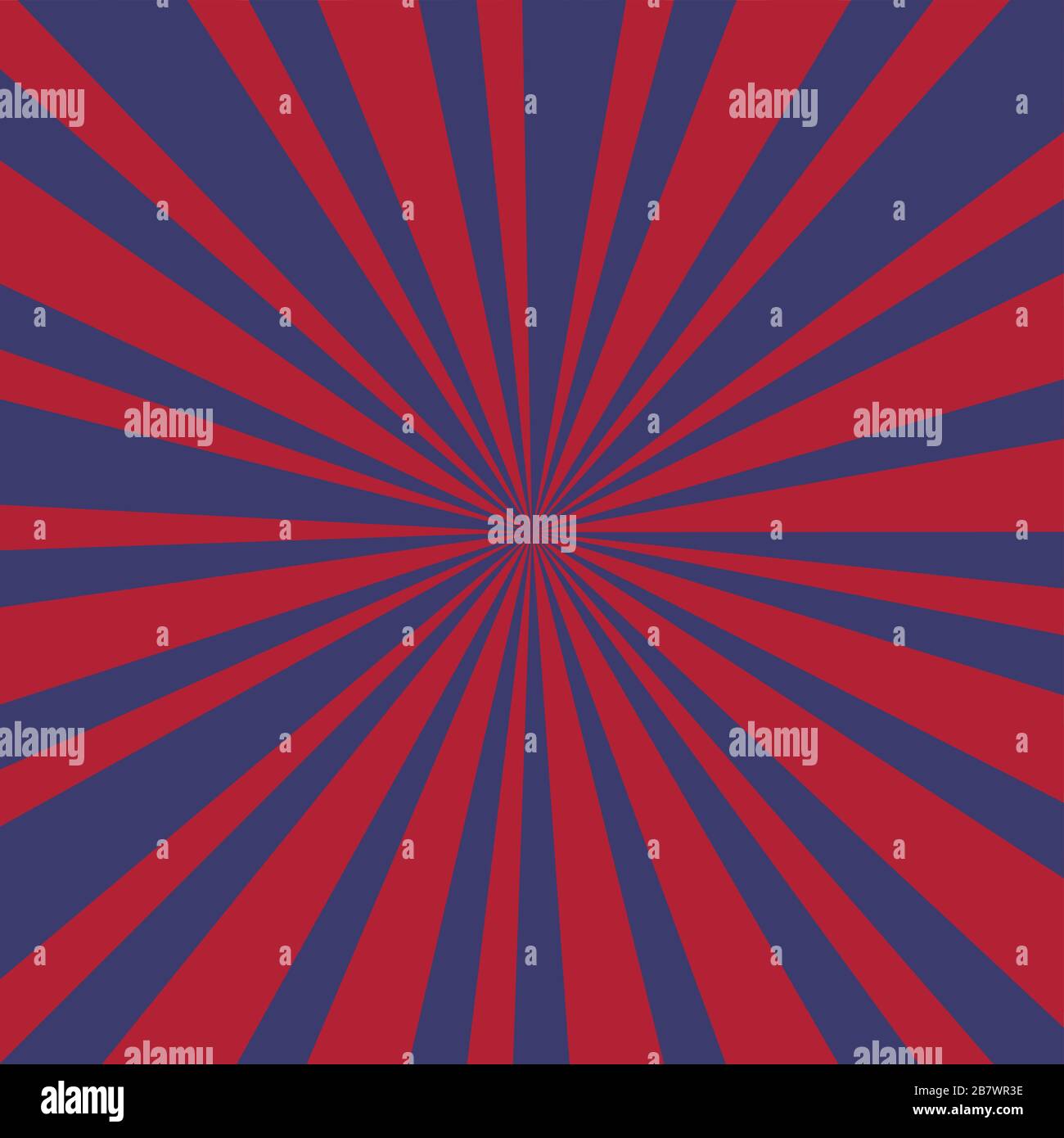 Rays background. Usa colors with grunge - Vector Stock Vector