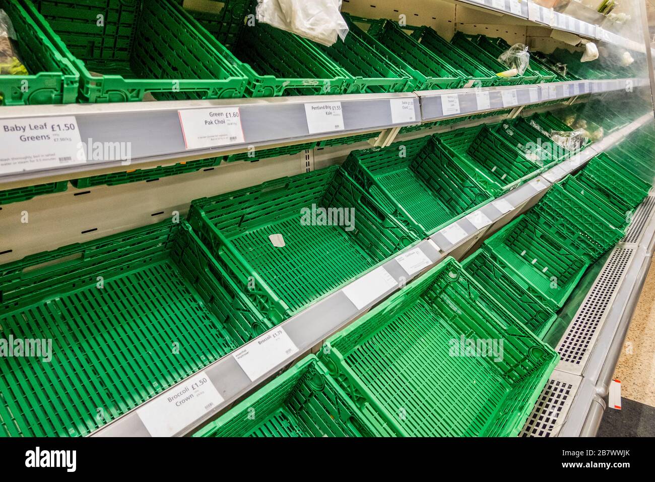 Empty shelves supermarket uk hires stock photography and images Alamy