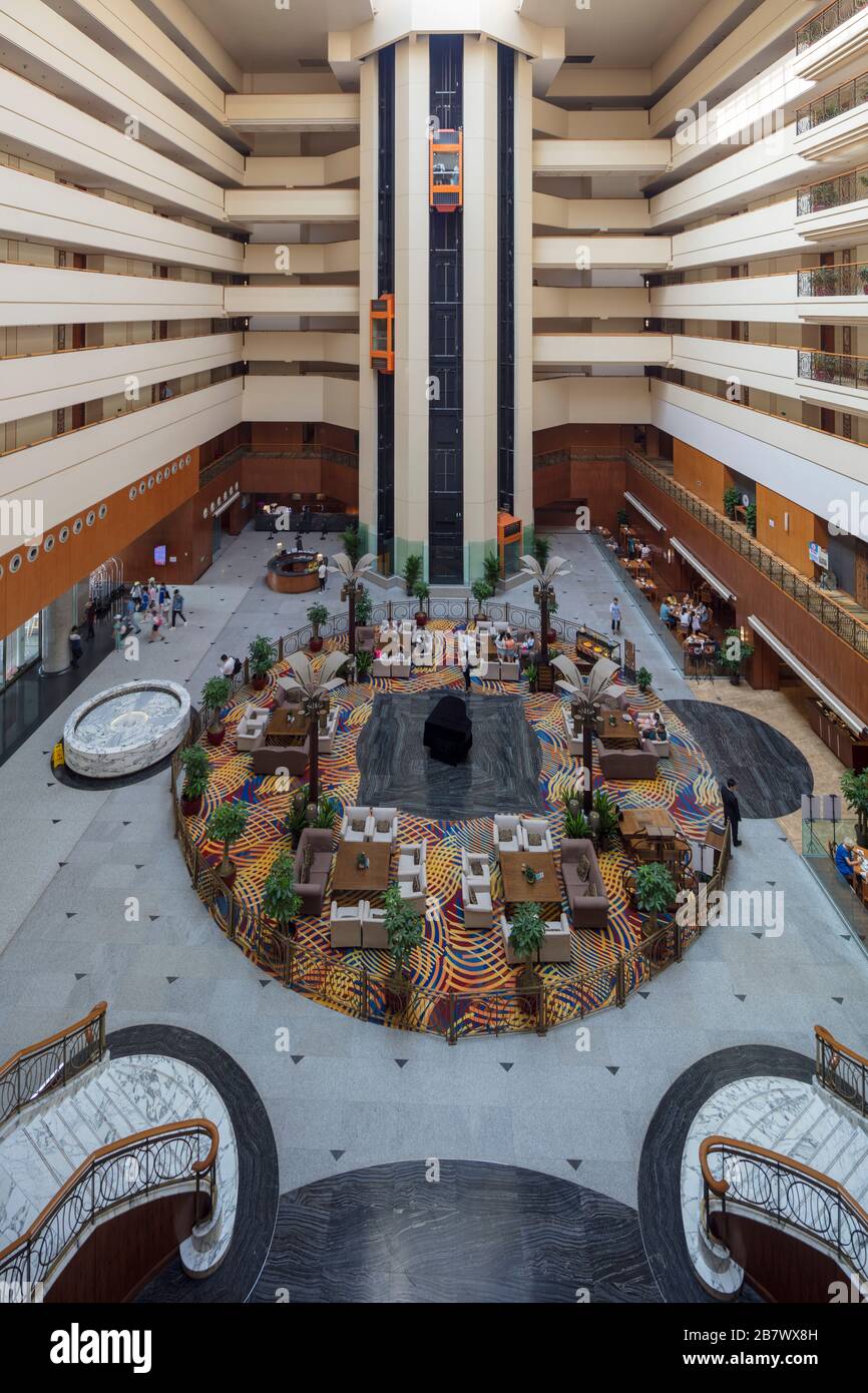 lobby, Hotel Grand Park Xian, Xian, China Stock Photo