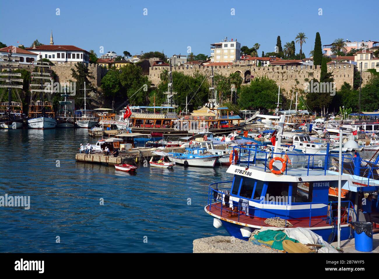 port in Antalya, Turkey Stock Photo Alamy