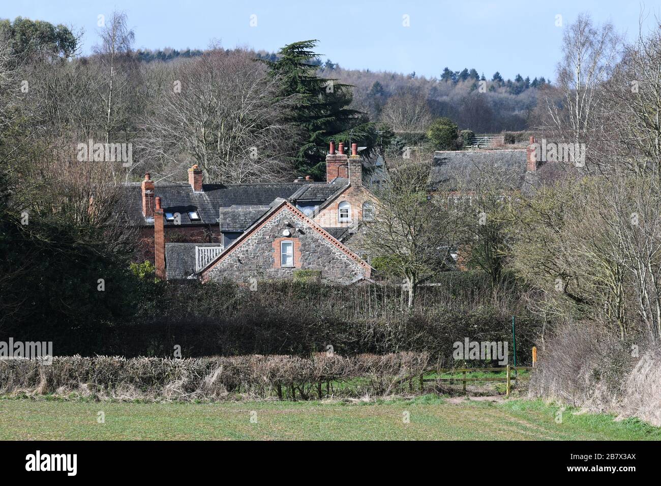 house in the village of woodhouse in leicestershire Stock Photo Alamy