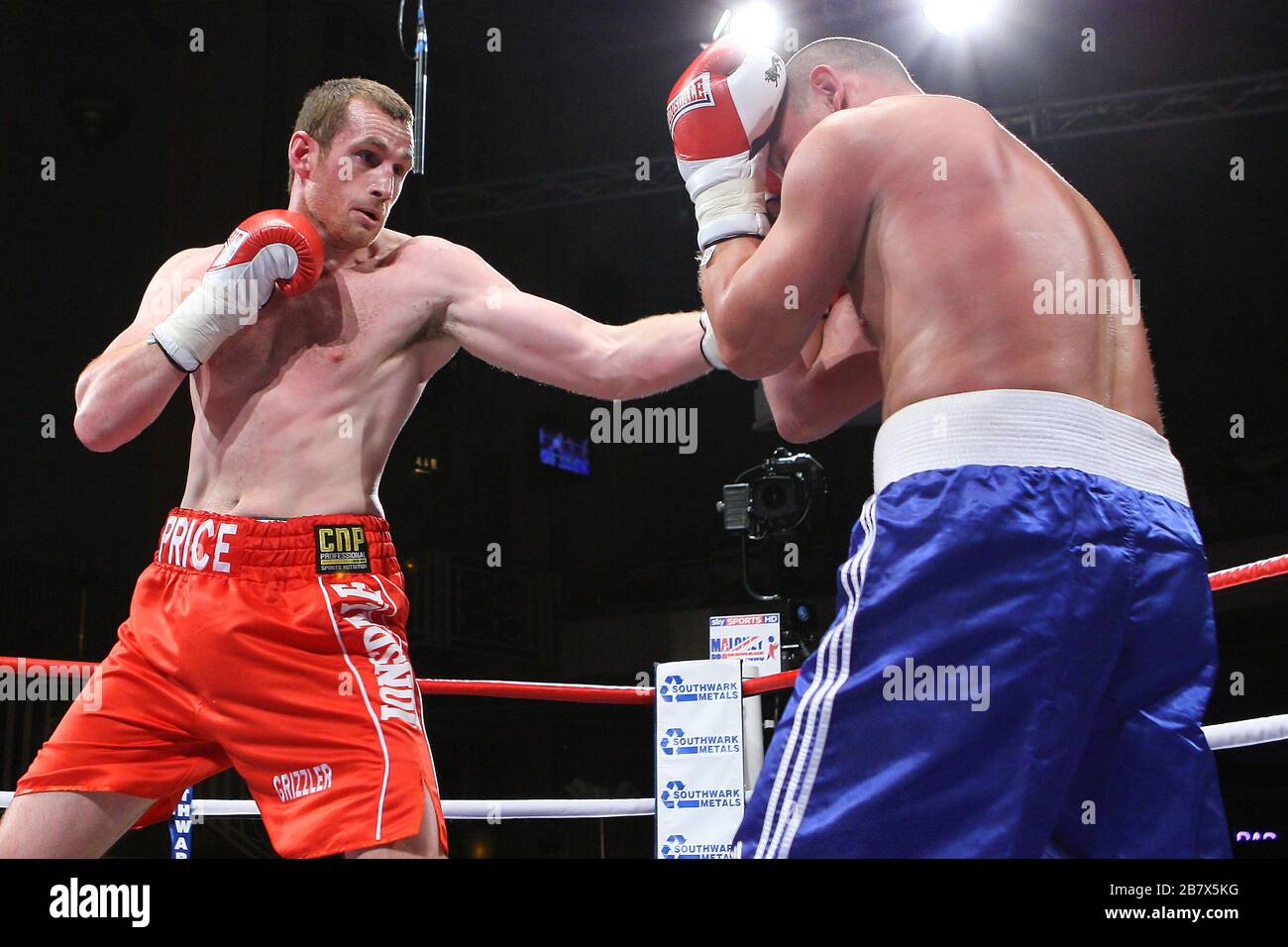 David Price (red shorts) defeats Raman Sukhaterin in a Heavyweight boxing  contest at the Troxy, Limehouse, promoted by Frank Maloney Stock Photo -  Alamy