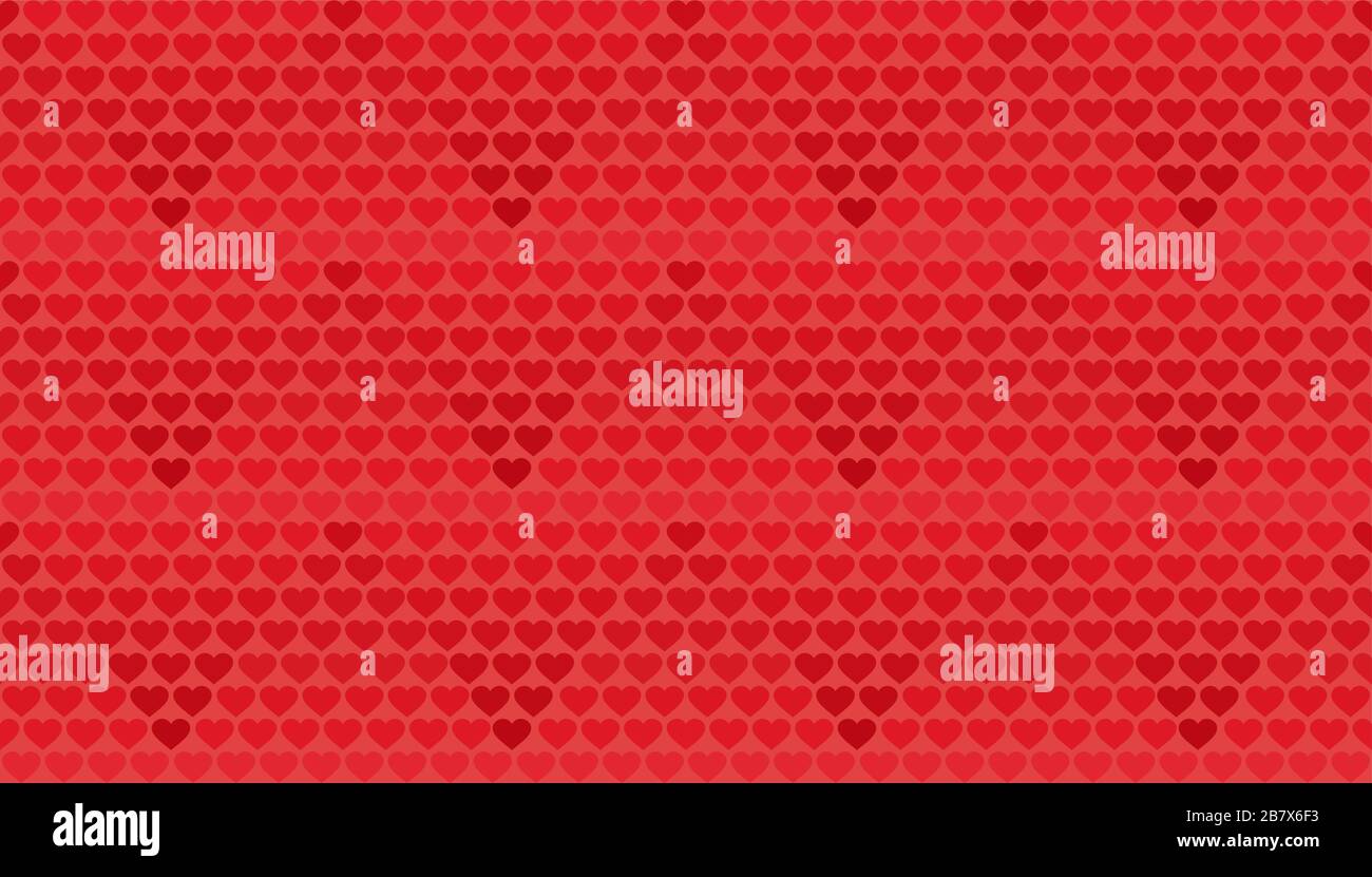 Abstract seamless background with red hearts. vector illustration Stock ...