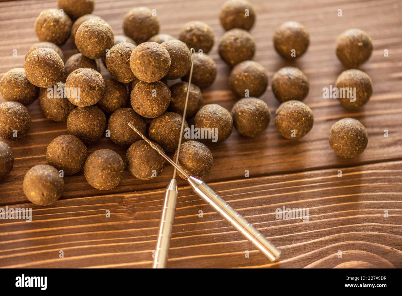 Dry Feed For Carp Fishing Carp Boilies And Accessories Stock Photo -  Download Image Now - iStock