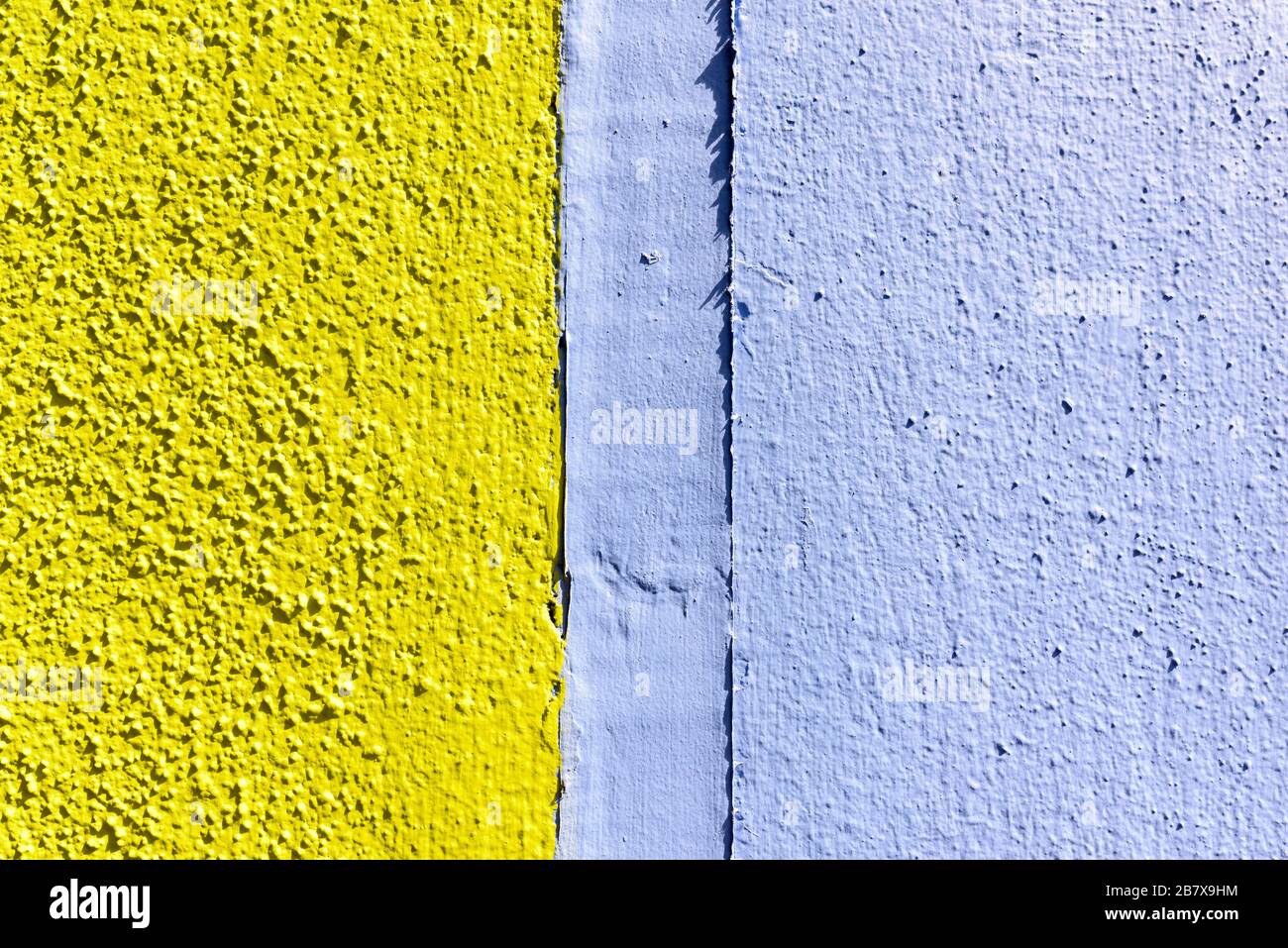 Colorful abstract background split in half from middle Stock Photo