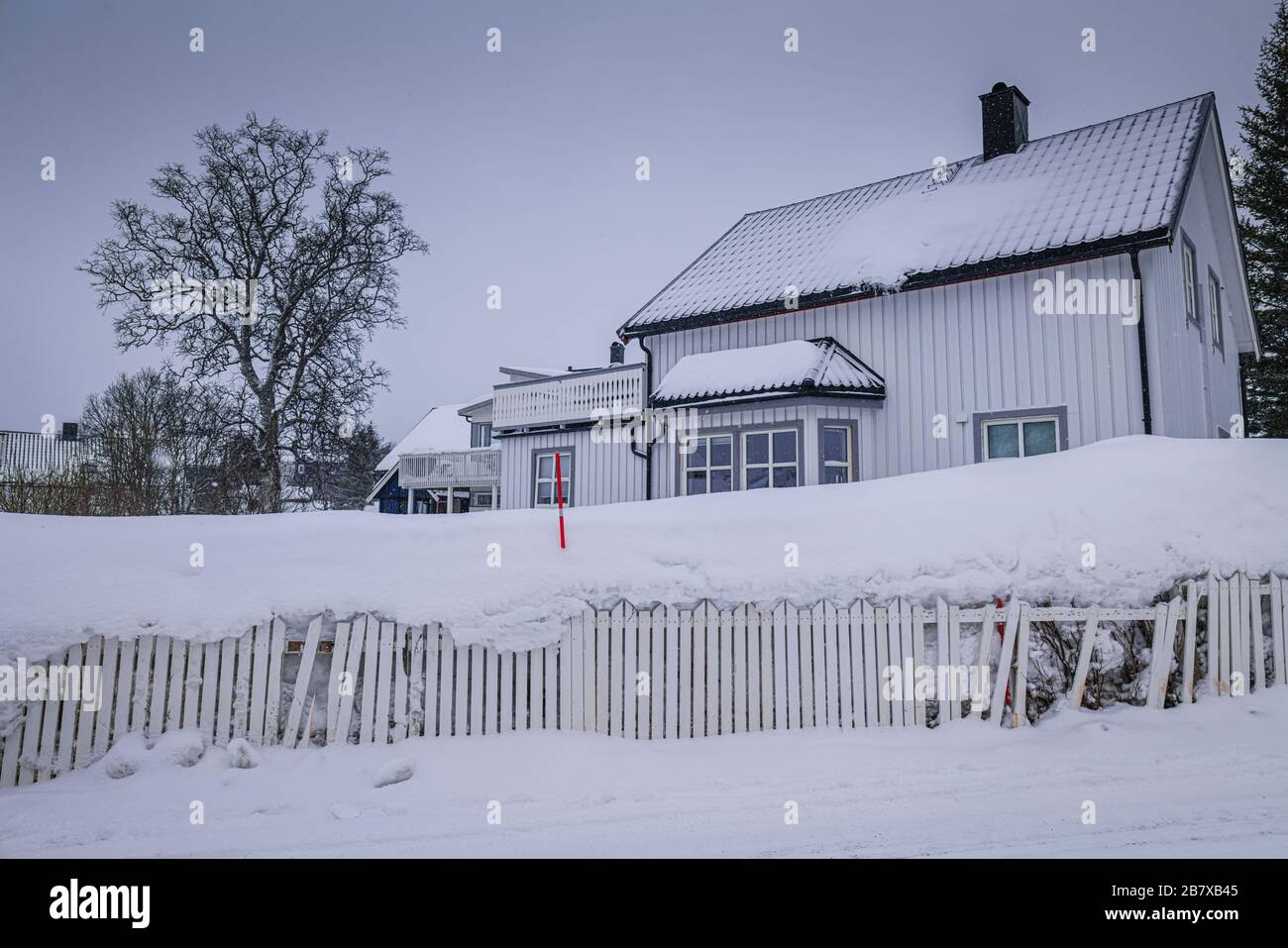 House in Tromso, Norway Stock Photo Alamy