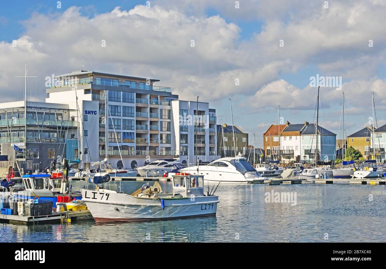 Eastbourne, Sussex, Sovereign Harbour Stock Photo Alamy