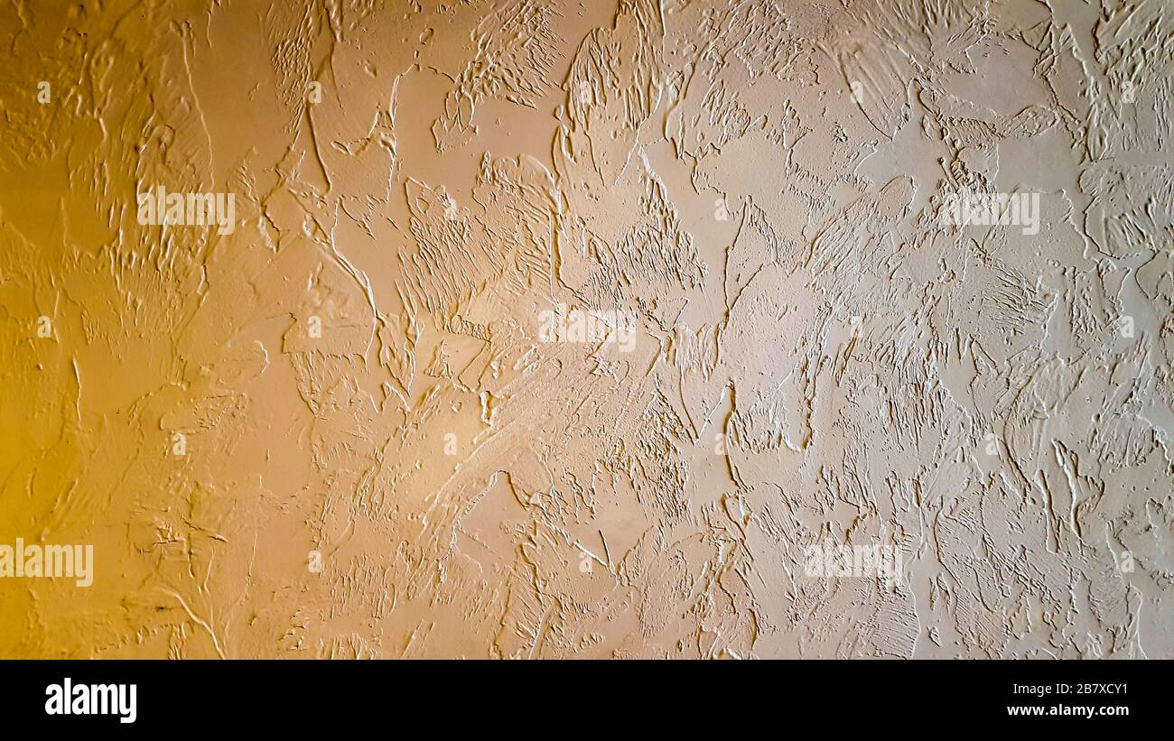 Light Textured Plaster As A Background Decorative Plaster Effect On Wall Textured Background Decorative Plaster Walls External Decoration Of Facad Stock Photo Alamy