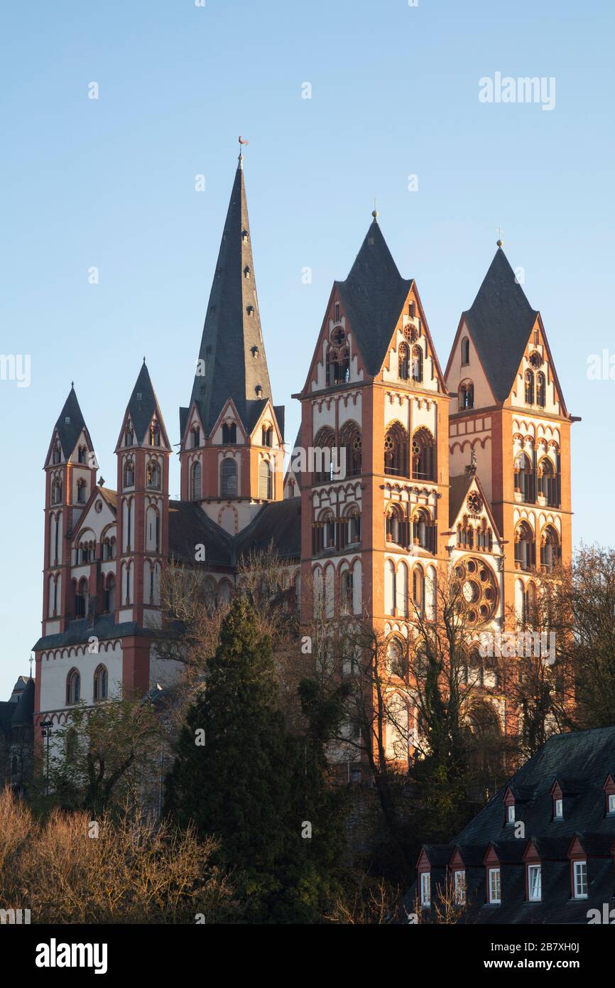 Cathedral St. Georg, Limburg an der Lahn, Hesse, Germany, Europe Stock Photo