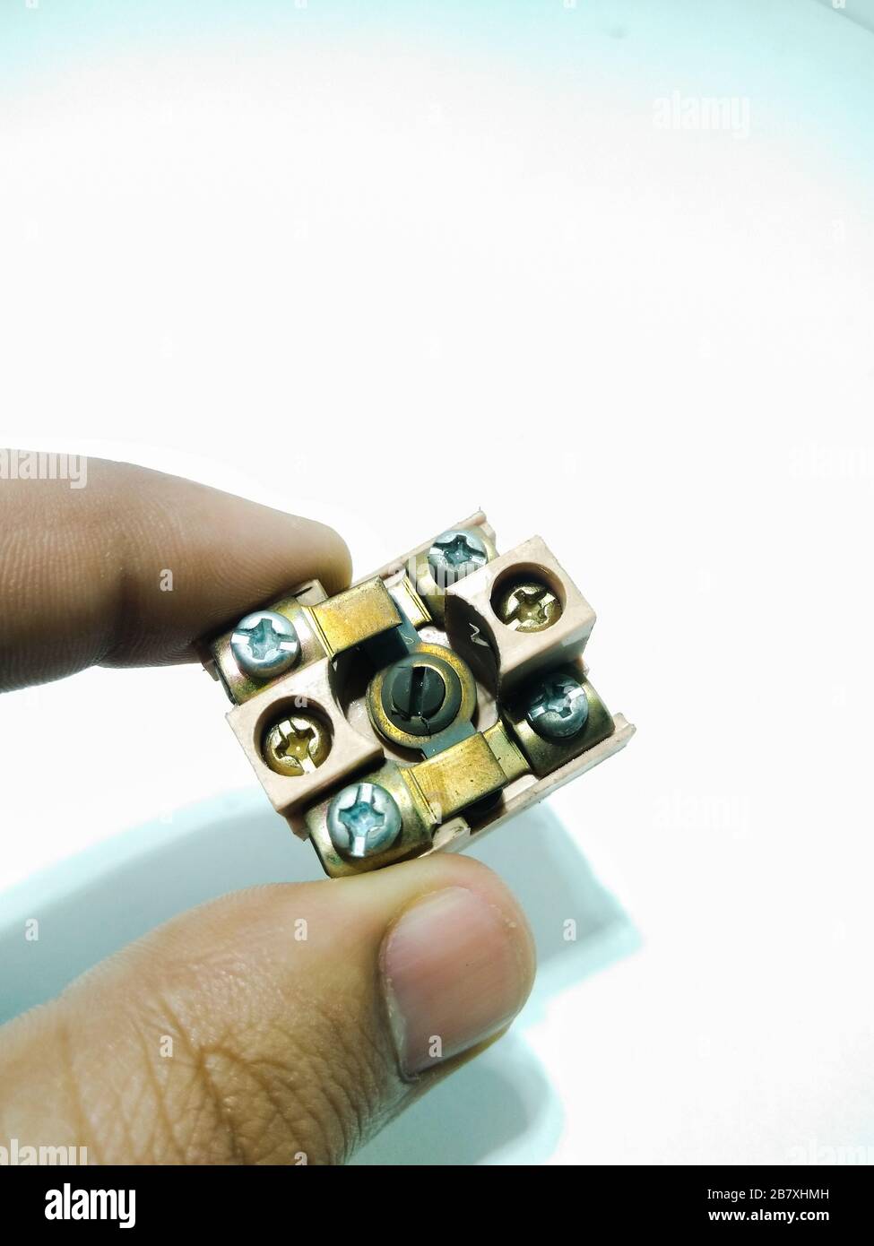 A picture of water motor parts Stock Photo Alamy