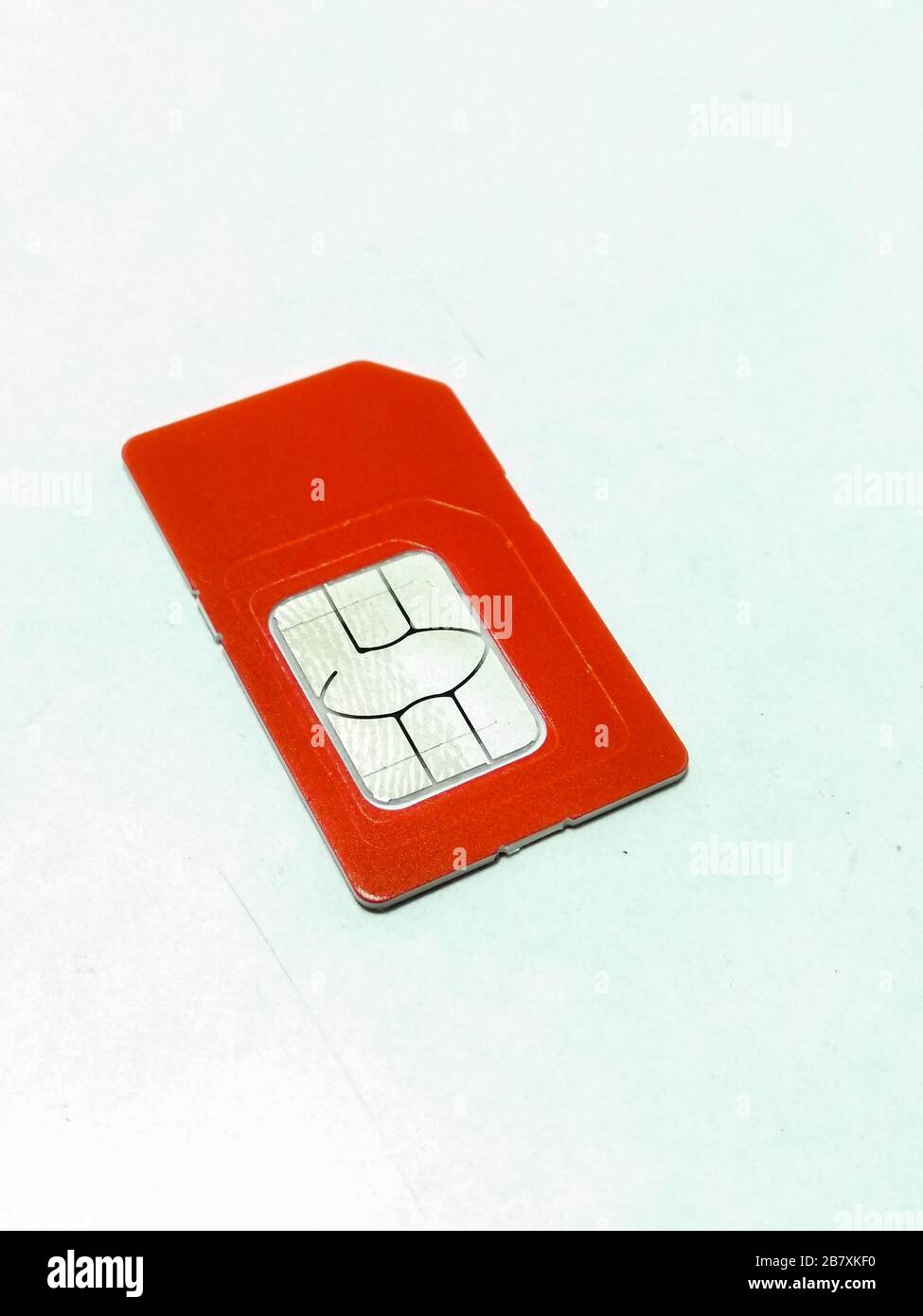 A picture of sim card Stock Photo