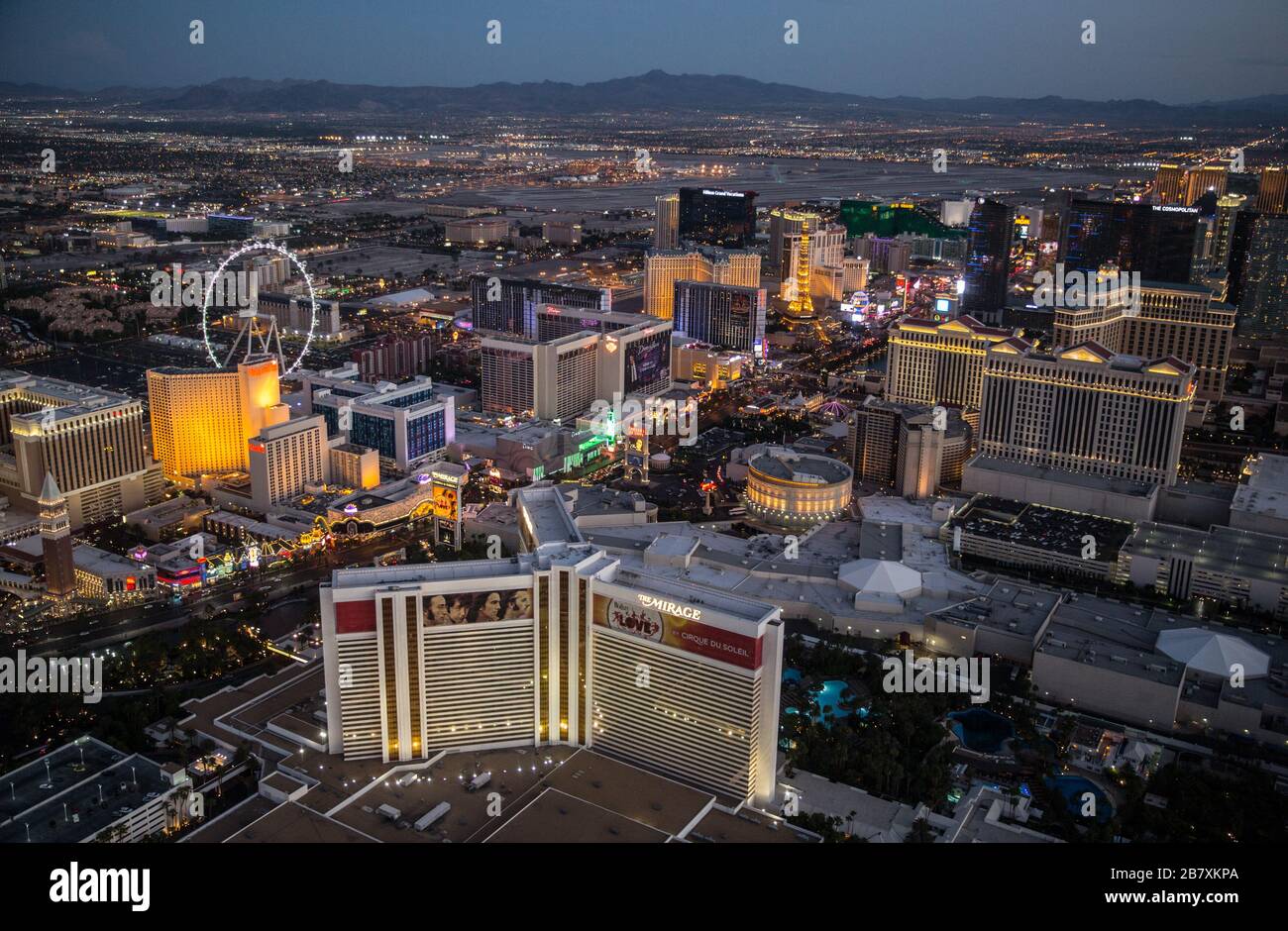 Views of Las Vegas, USA and the surrounding area. Credit: Charlie Raven/Alamy Stock Photo