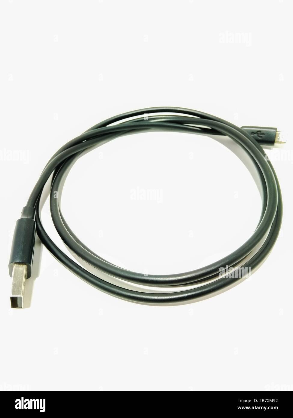 A picture of usb cable Selective focus Stock Photo