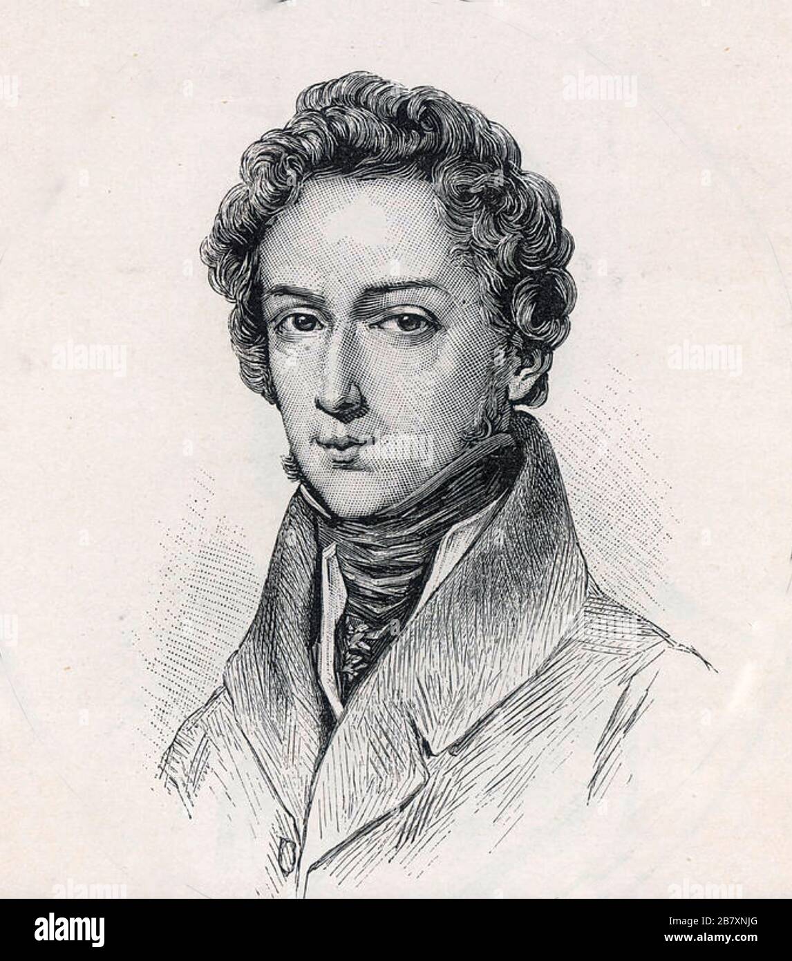 FREDERIC CHOPIN (1810-1849) Polish composer about 1830 Stock Photo