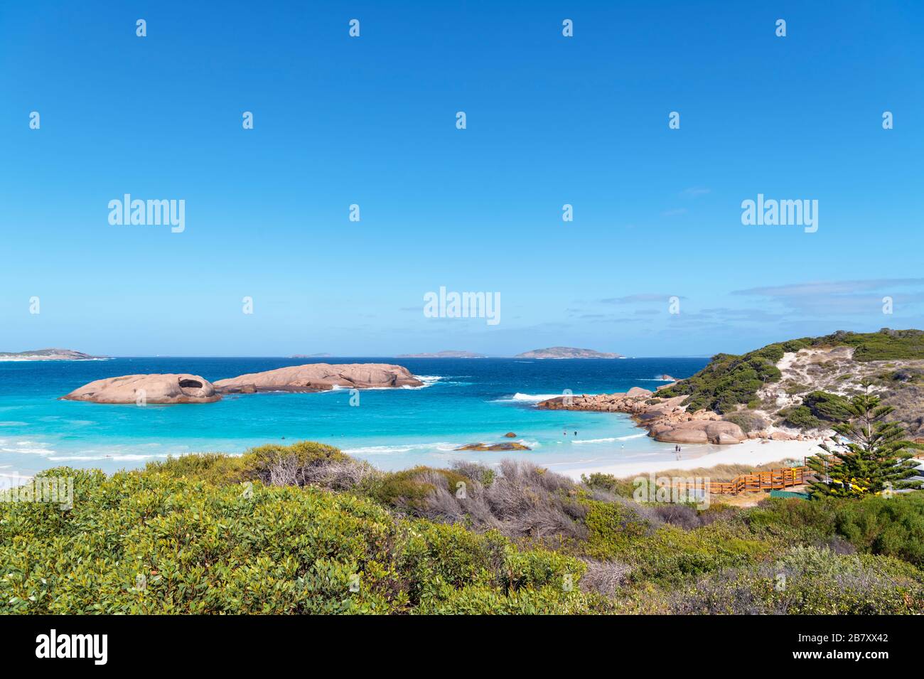Twilight Beach, Great Ocean Drive, Esperance, Western Australia, Australia Stock Photo