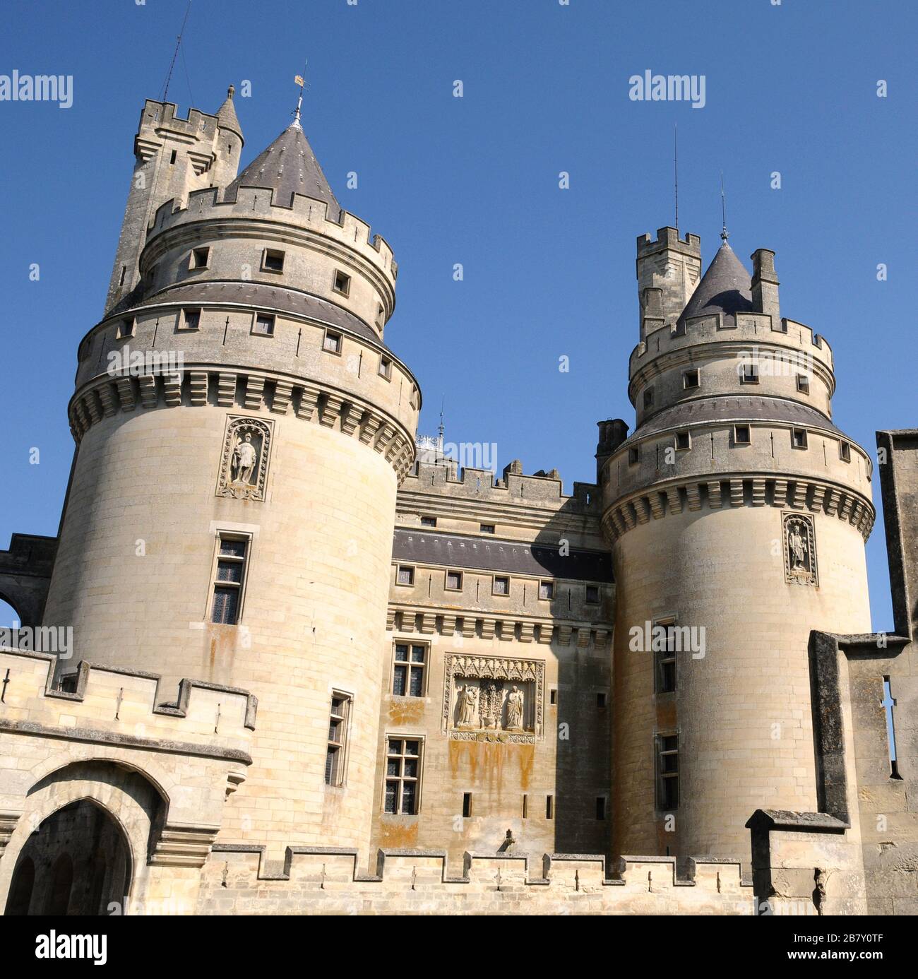 Old French castle in Picardie Stock Photo - Alamy