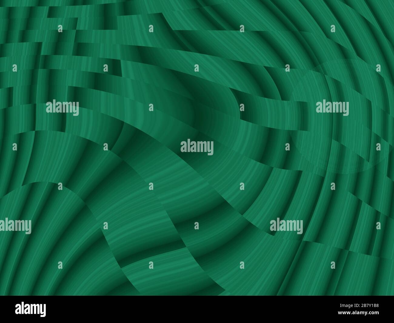 Abstract advertising background, green, black gradient curvature modern dynamic fluorescent decor Stock Photo