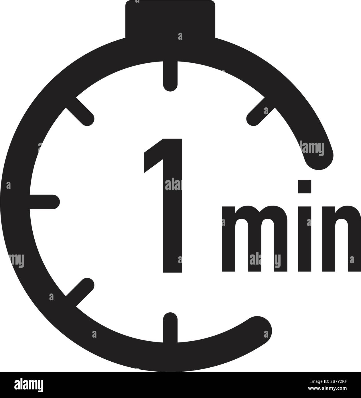 Download Timer, Stopwatch, 1 Hour Timer. Royalty-Free Vector