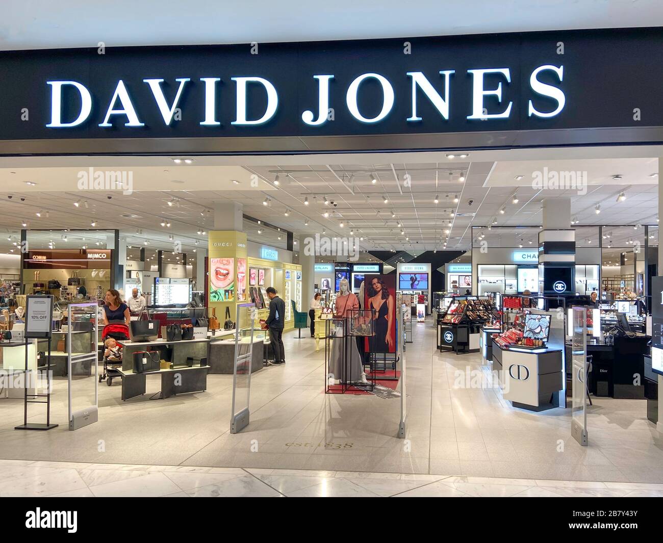 David Jones Department Store Sydney Australia Editorial Photo