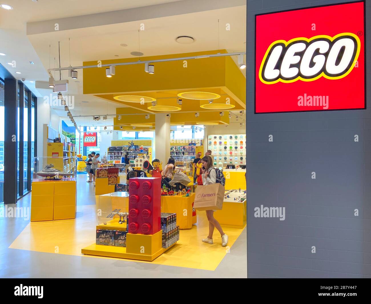 Lego store, Westfield Newmarket, Broadway, Newmarket, Auckland, Auckland Region, New Zealand Stock Photo