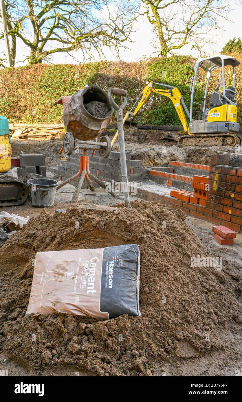 Bag of cement hires stock photography and images Alamy