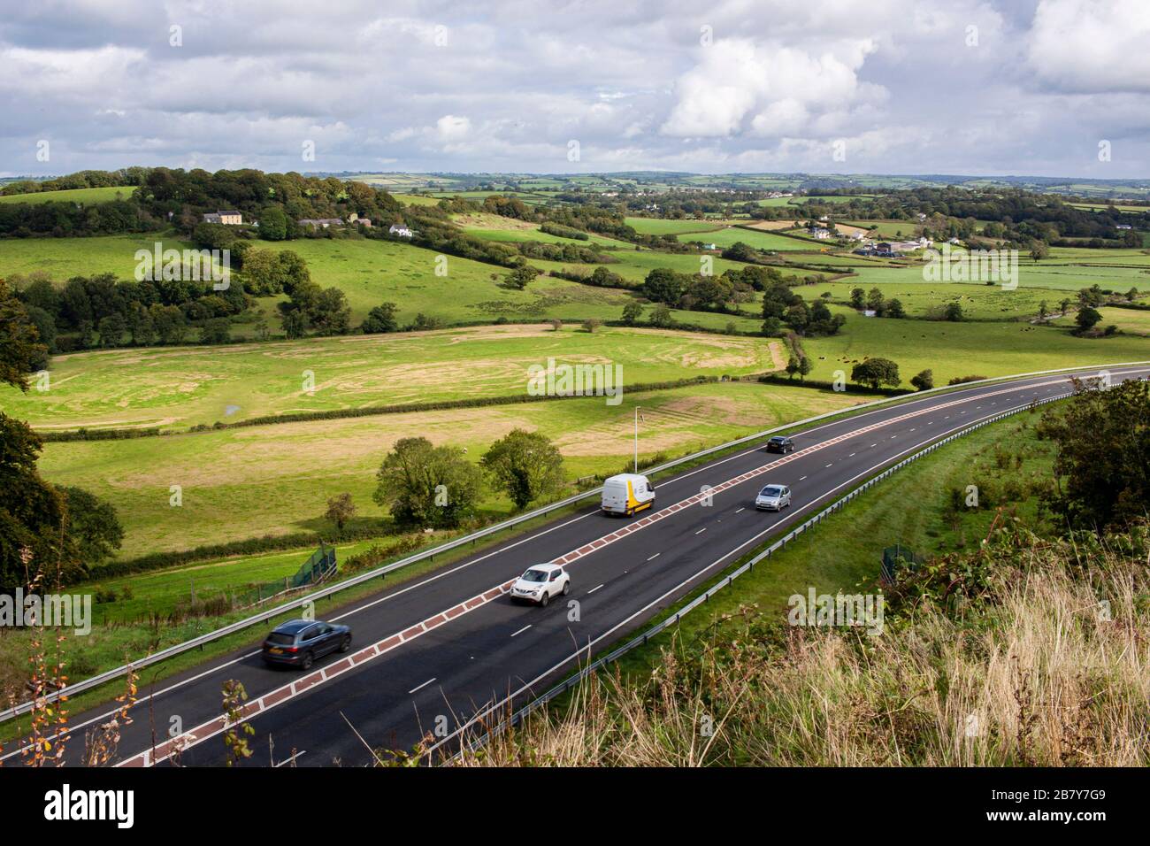 Carmarthen road hi-res stock photography and images - Alamy