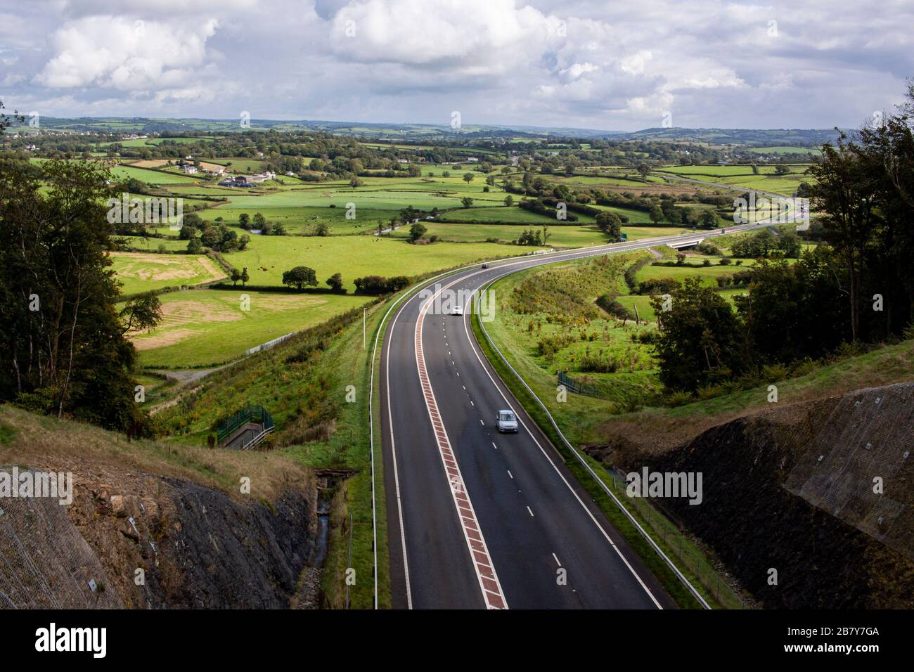 Carmarthen road hi-res stock photography and images - Alamy