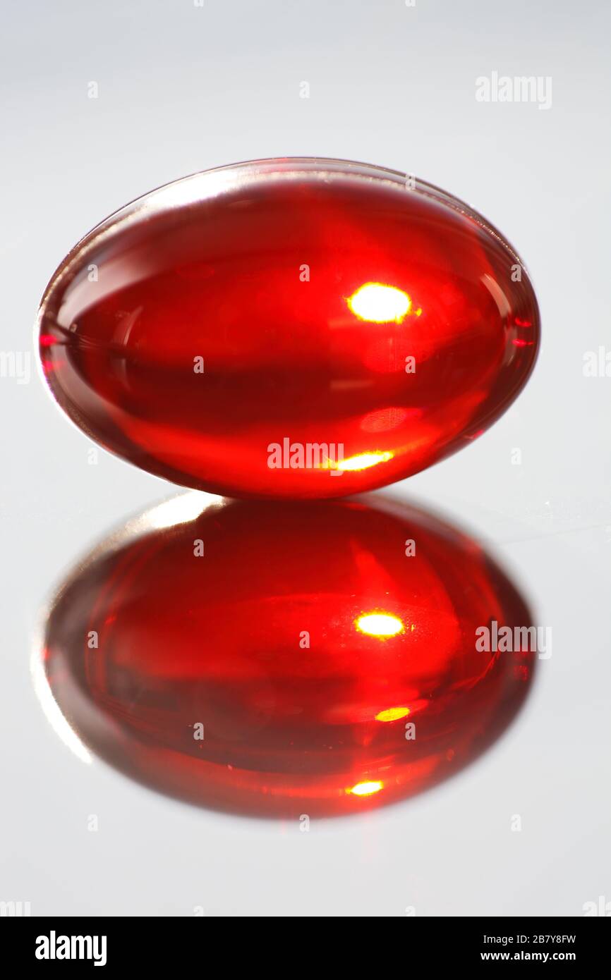 Krill oil capsule Stock Photo Alamy