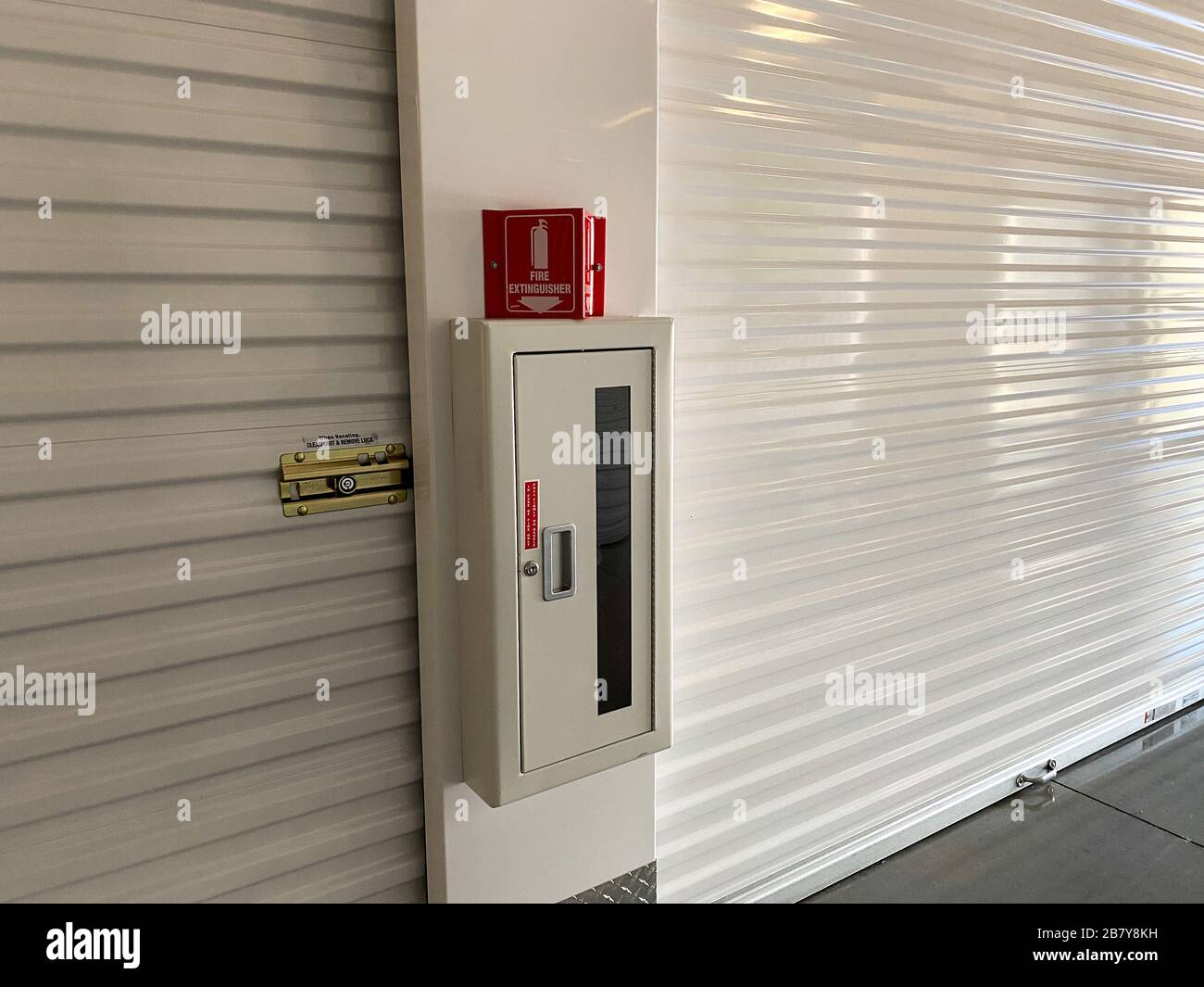 Orlando, FL/USA3/14/20 An interior of a storage space displaying the