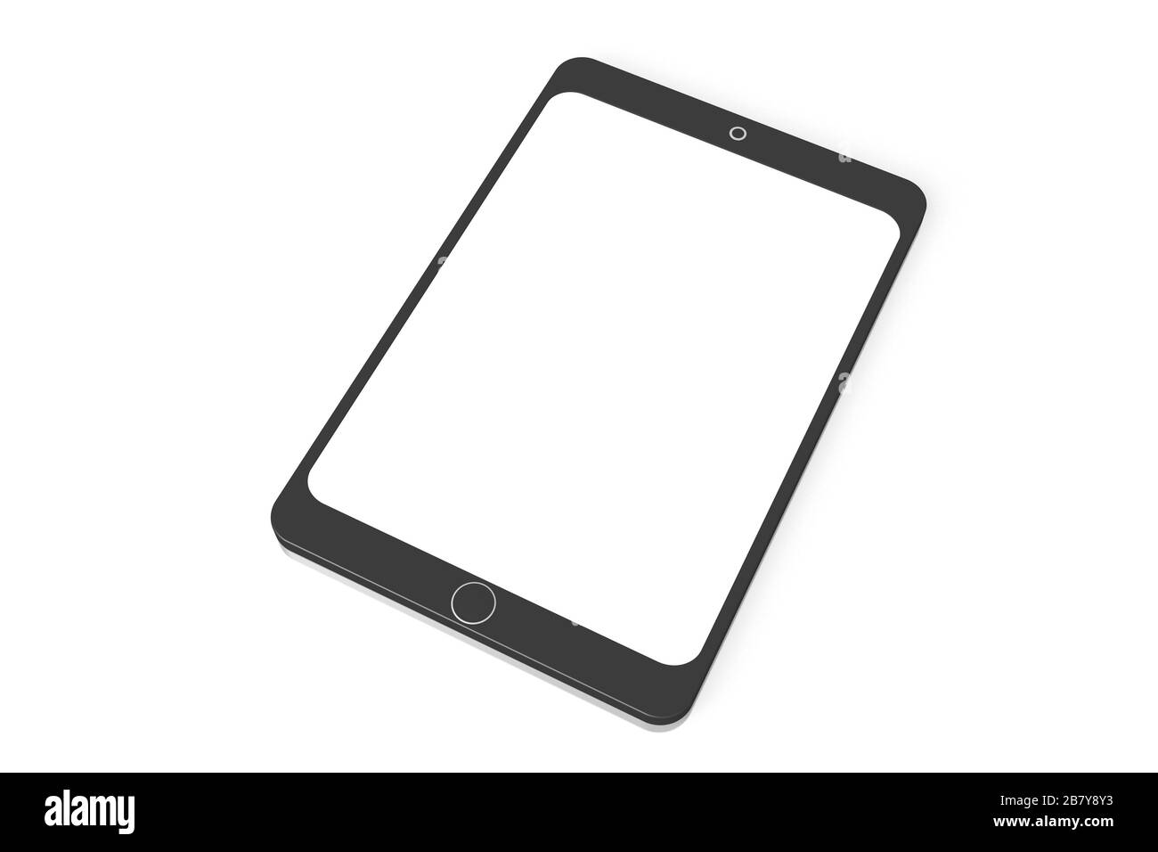 3D mobile phone - isolated on white background Stock Photo - Alamy