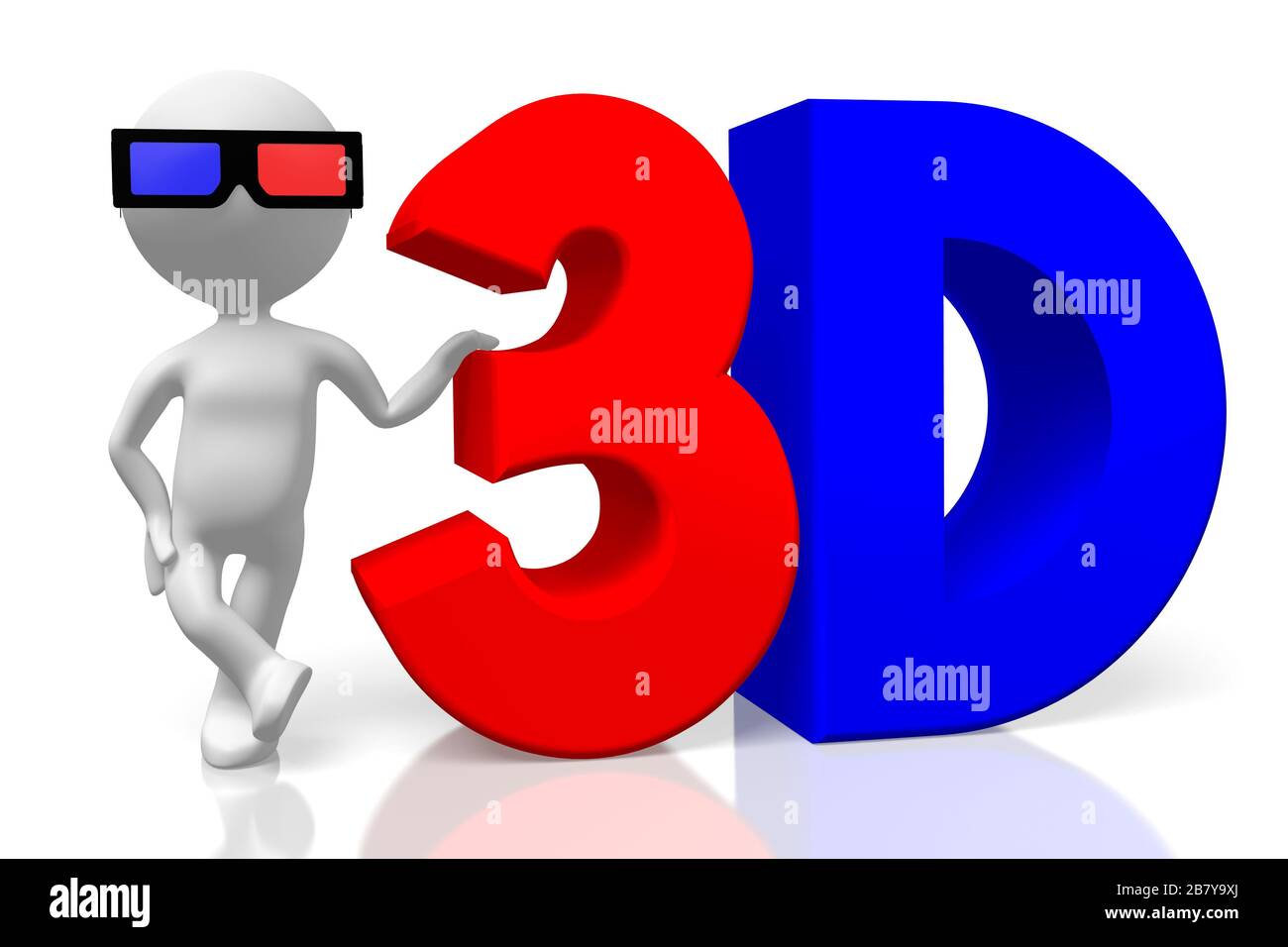 3D movies/ 3D cinema concept Stock Photo Alamy