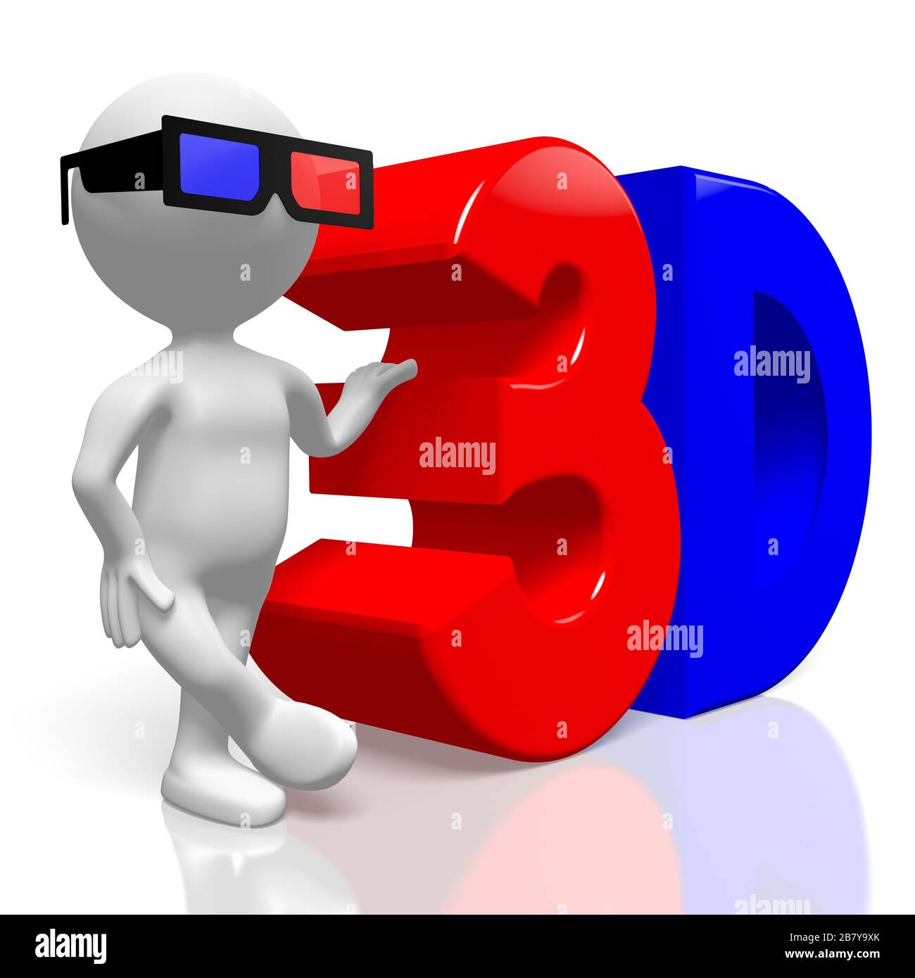 3D movies/ 3D cinema concept Stock Photo Alamy