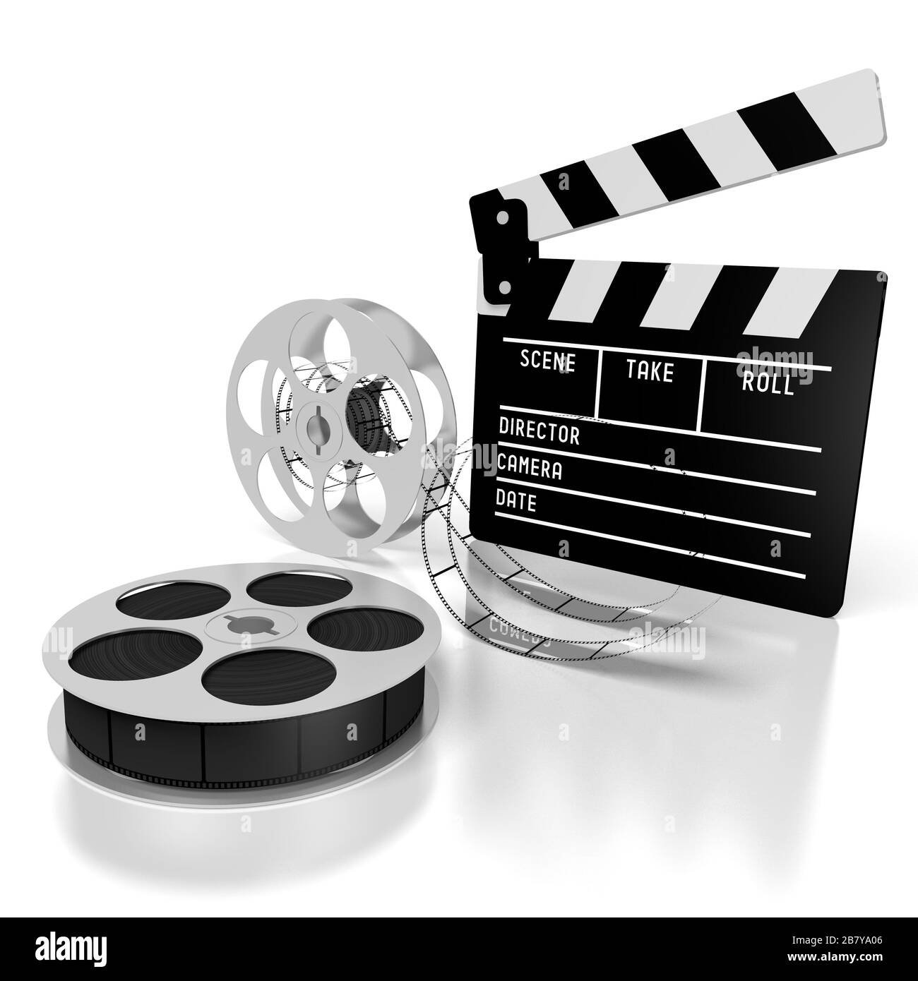 Movie concept film/ tape Stock Photo Alamy