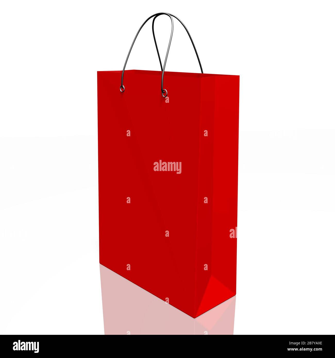 3D shopping bag Stock Photo - Alamy