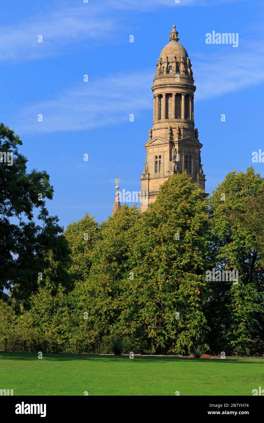 Victoria Tower & Well Park, Greenock, Inverclyde, Scotland, United Kingdom Stock Photo