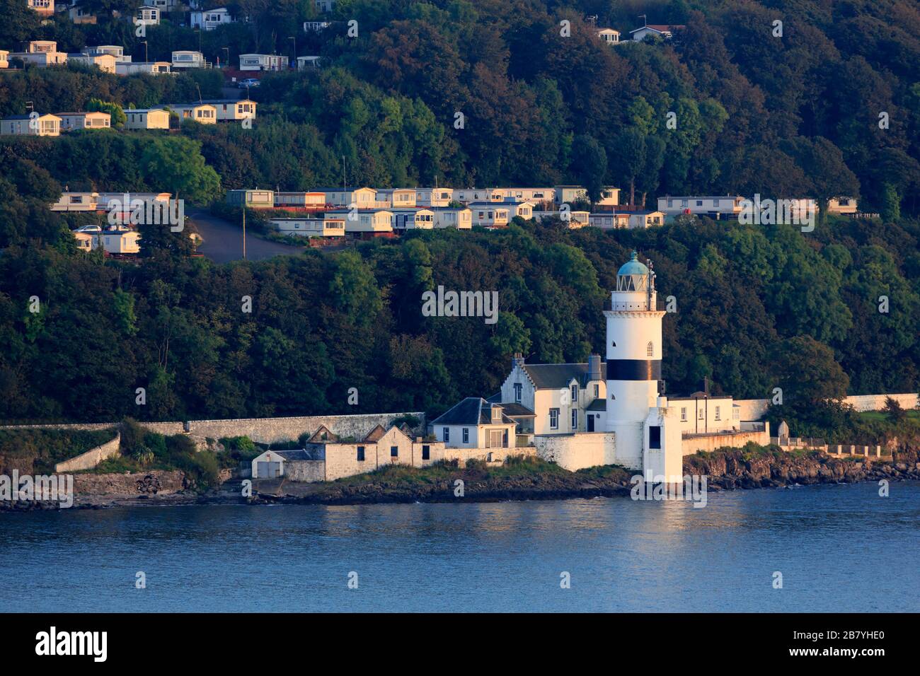 Cloch Lighthouse, Gourock Town, Firth of Clyde, Scotland, United